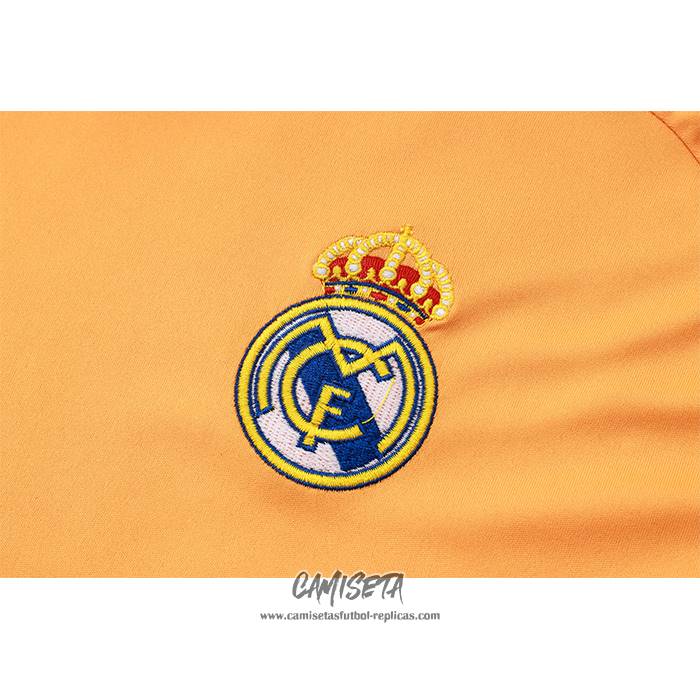 Chandal del Real Madrid 2024-2025 Manga Corta Amarillo - Pantalon Corto